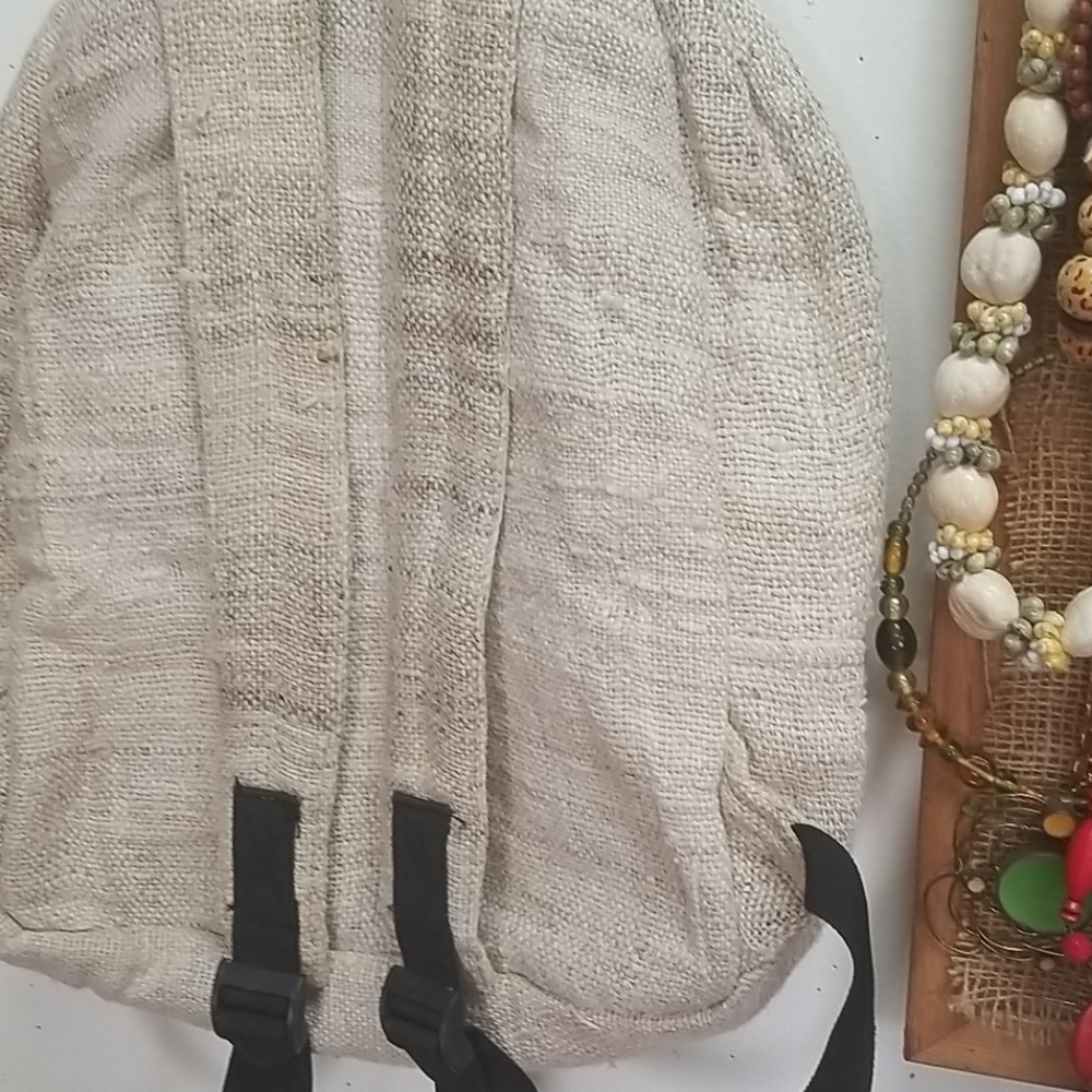 Burlap Backpack - image 4